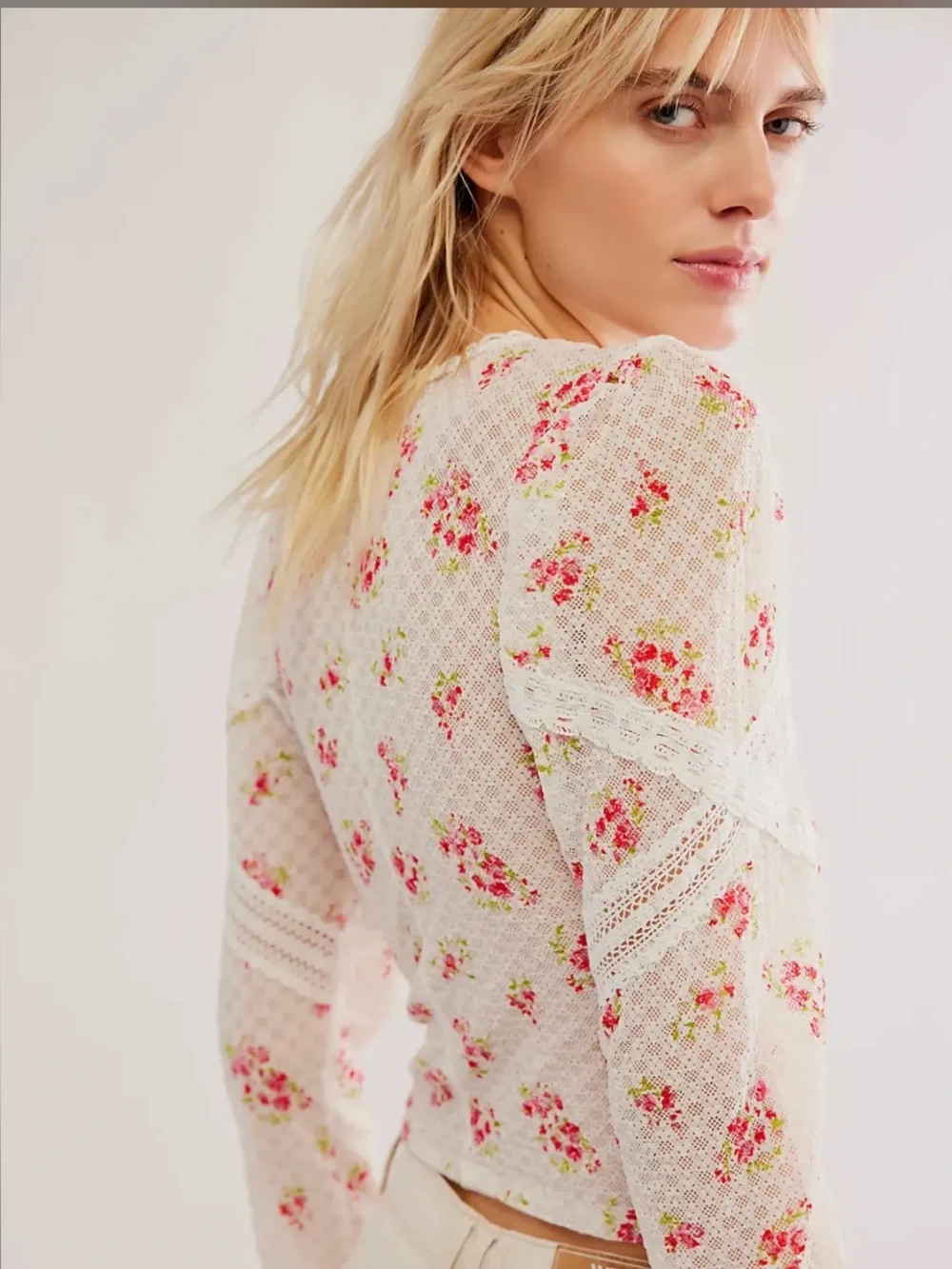 Free People Kika Printed Top NWOT